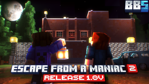 我的世界多人非对称对抗地图 逃离疯子2